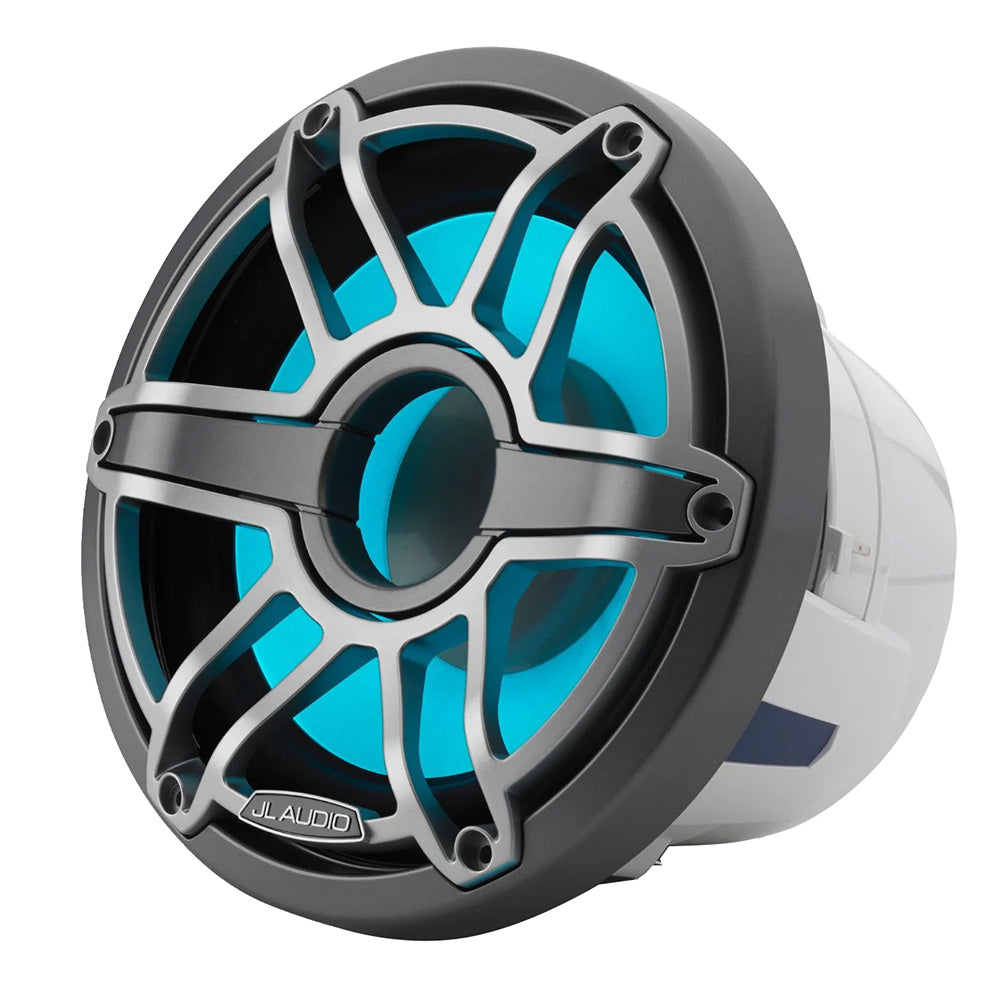 JL Audio M6 8 Marine Subwoofer wTitanium Sport Grille Transflective LED Lighting M68IBSGmTii4 0100308200
