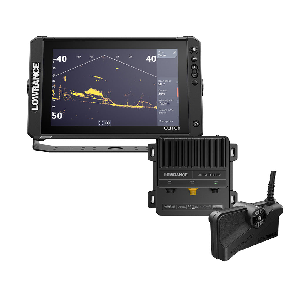 Lowrance Elite FS 12 No Transducer ActiveTarget 2 Bundle 00016498001