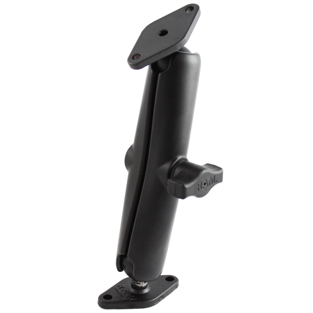 RAM Mount 1 Diameter Ball Mount wLong Arm 2 Diamond Bases RAMB102UC