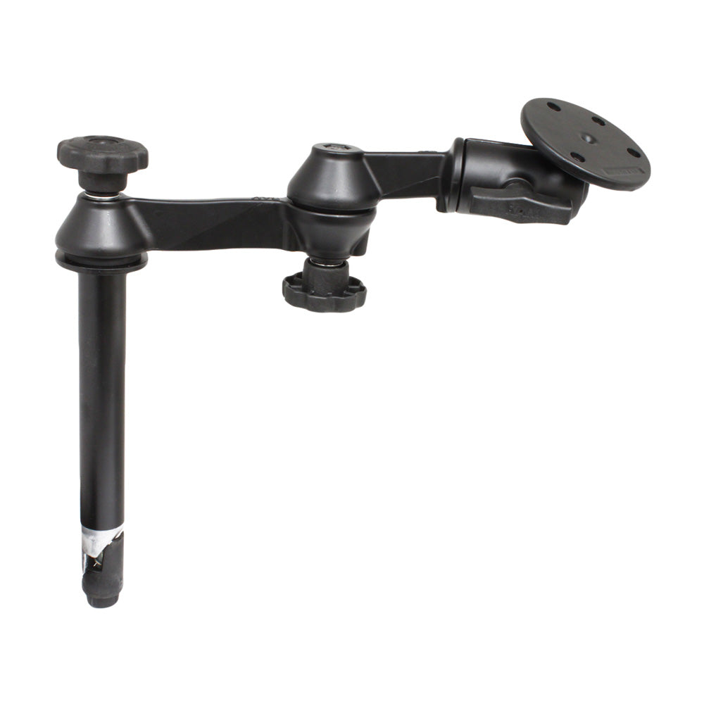 RAM Mount Double Swing Arm w8 Male TelePole 368 Base RAMVPSW18240