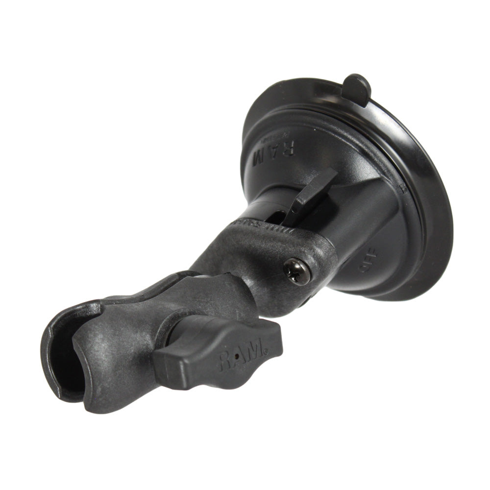 RAM Mount Composite Twist Lock Suction Cup Mount Short Arm RAPB166ADU1