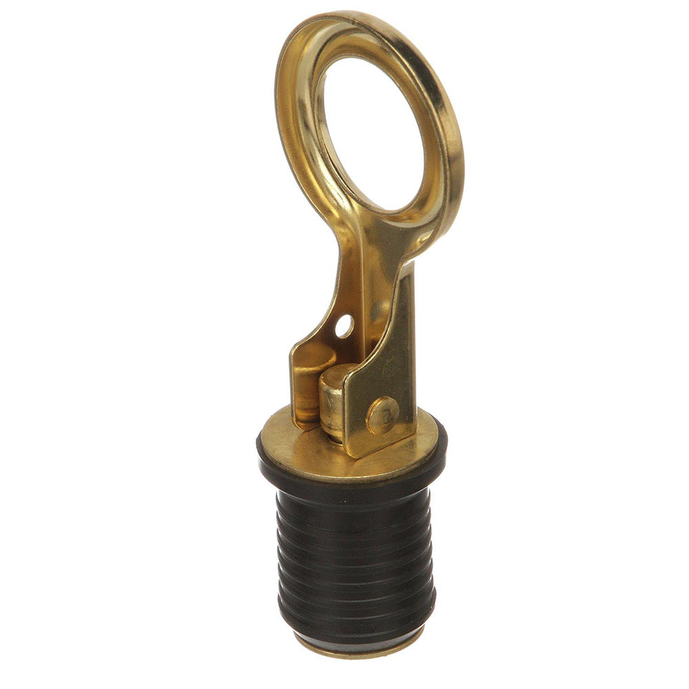 Attwood SnapHandle Brass Drain Plug 1 Diameter 7524A7