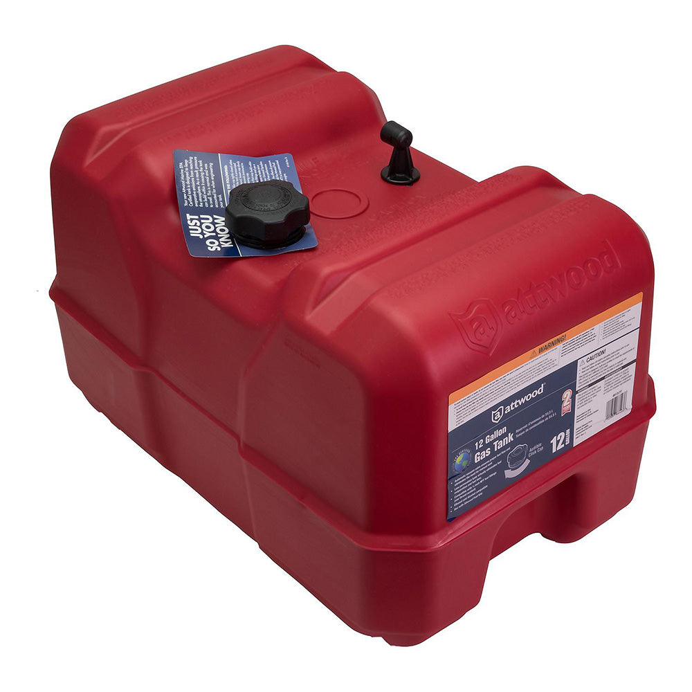 Attwood Portable Fuel Tank 12 Gallon wo Gauge 8812LP2