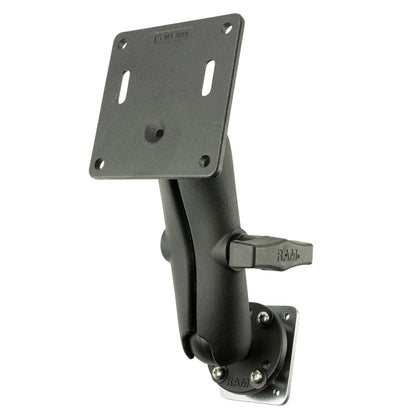 RAM Mount Universal Backing Plate Mount w75x75mm VESA Plate RAM1012461225B2U