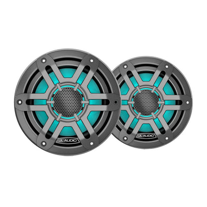 JL Audio M200 Marine Speakers 65 LED wGrey Sport Grille 0100475303