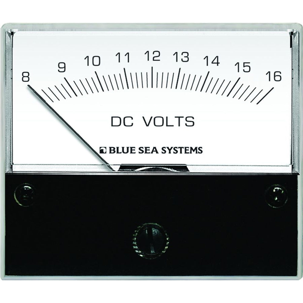 Blue Sea 8003 DC Analog Voltmeter  234 Face 816 Volts DC 8003