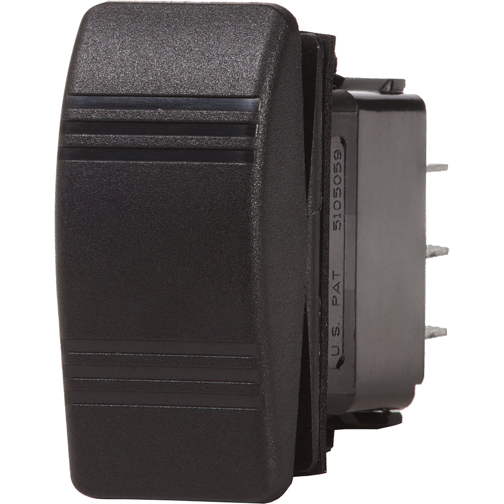 Blue Sea 8288 Water Resistant Contura III Switch  DPST OFFON  Black 8288