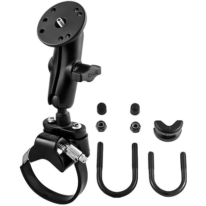 RAM Mount UBolt ATVUTV Strap wDouble Socket Arm and 14 20 Mounting Bolt Base RAMB149Z2202A