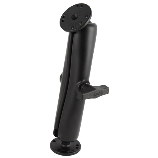 RAM Mount Ball Mount wLong Double Socket Arm  225 Round Bases wAMPs Pattern RAM101UD