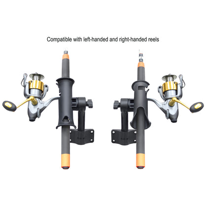 RAM Mount RAM Tube Jr Fishing Rod Holder wShort 4 Length Post Spline  Bulkhead Mounting Base RAP390SBU