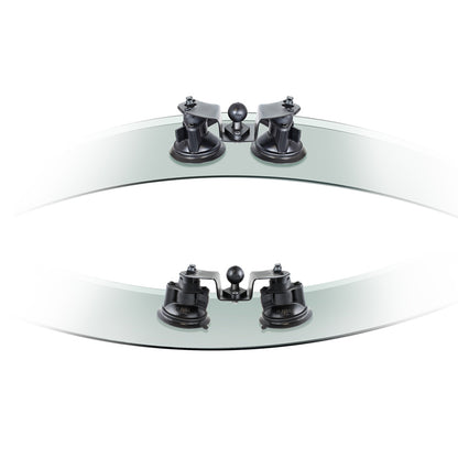 RAM Mount Dual Articulating Suction Cup Base w1 Ball Base RAMB189BPIV1U