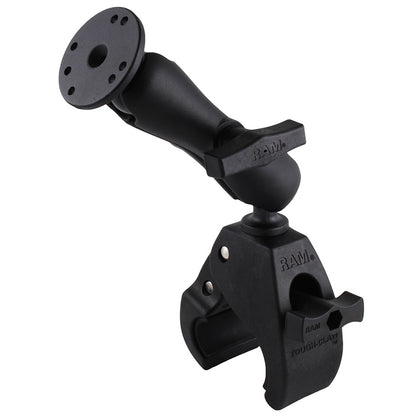 RAM Mount Large ToughClaw Base wDouble Socket Arm  15 Round Base Adapter RAP401202U