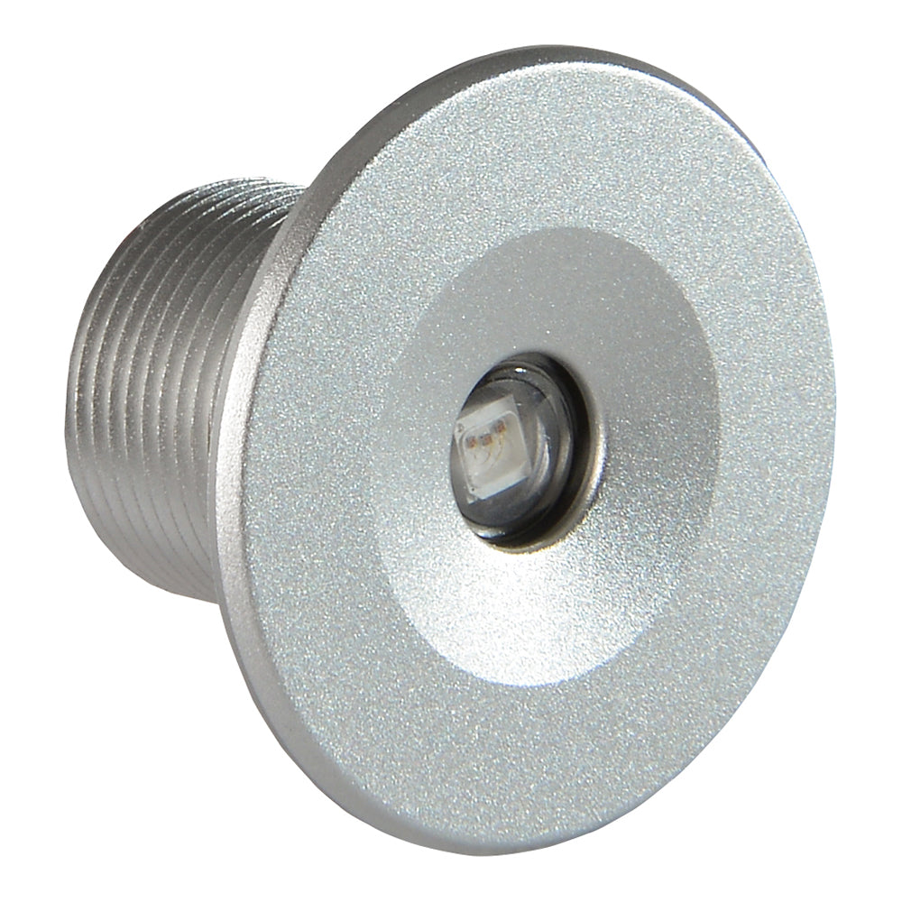 Lumitec Echo Courtesy Light  Brushed Housing  Warm White Light 101227