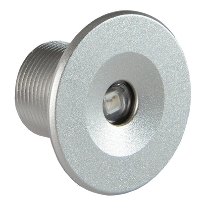 Lumitec Echo Courtesy Light  Brushed Housing  Warm White Light 101227