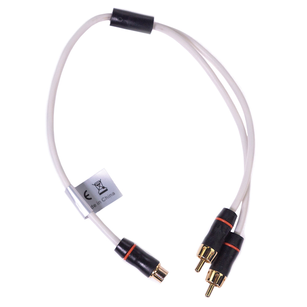 Fusion Performance RCA Cable Splitter  1 Female to 2 Male  9 0101262100