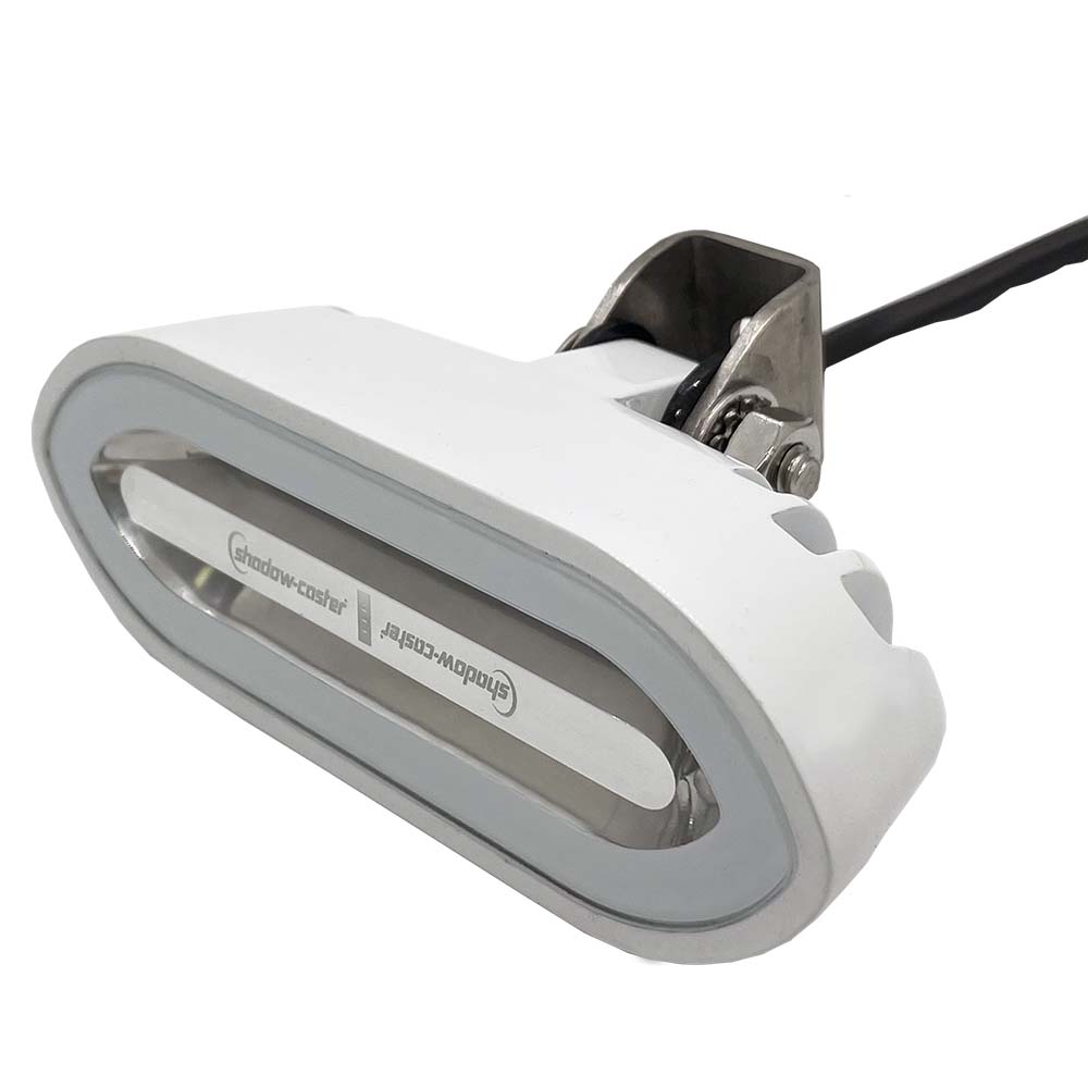 ShadowCaster SCMSL Series Bracket Mount Spreader Light  White Housing  FullColor SCMSLBCCWH