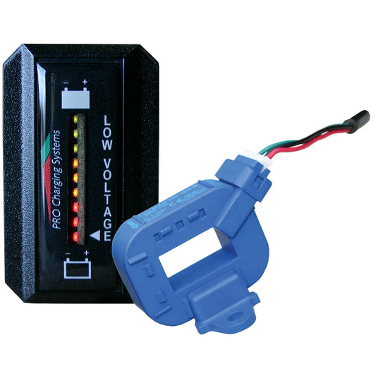 Dual Pro Lithium Battery Gauge  Single  Rectangle Vertical Display BFGVLITH