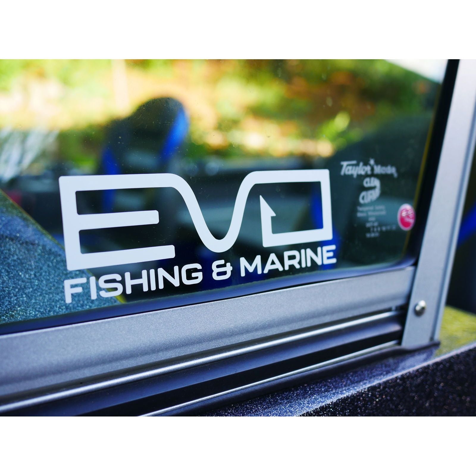 EVO Fishing and Marine Logo Sticker - EVO FISHING AND MARINE